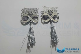 Sonsuzluk Simgeli Süslü Magnet 2